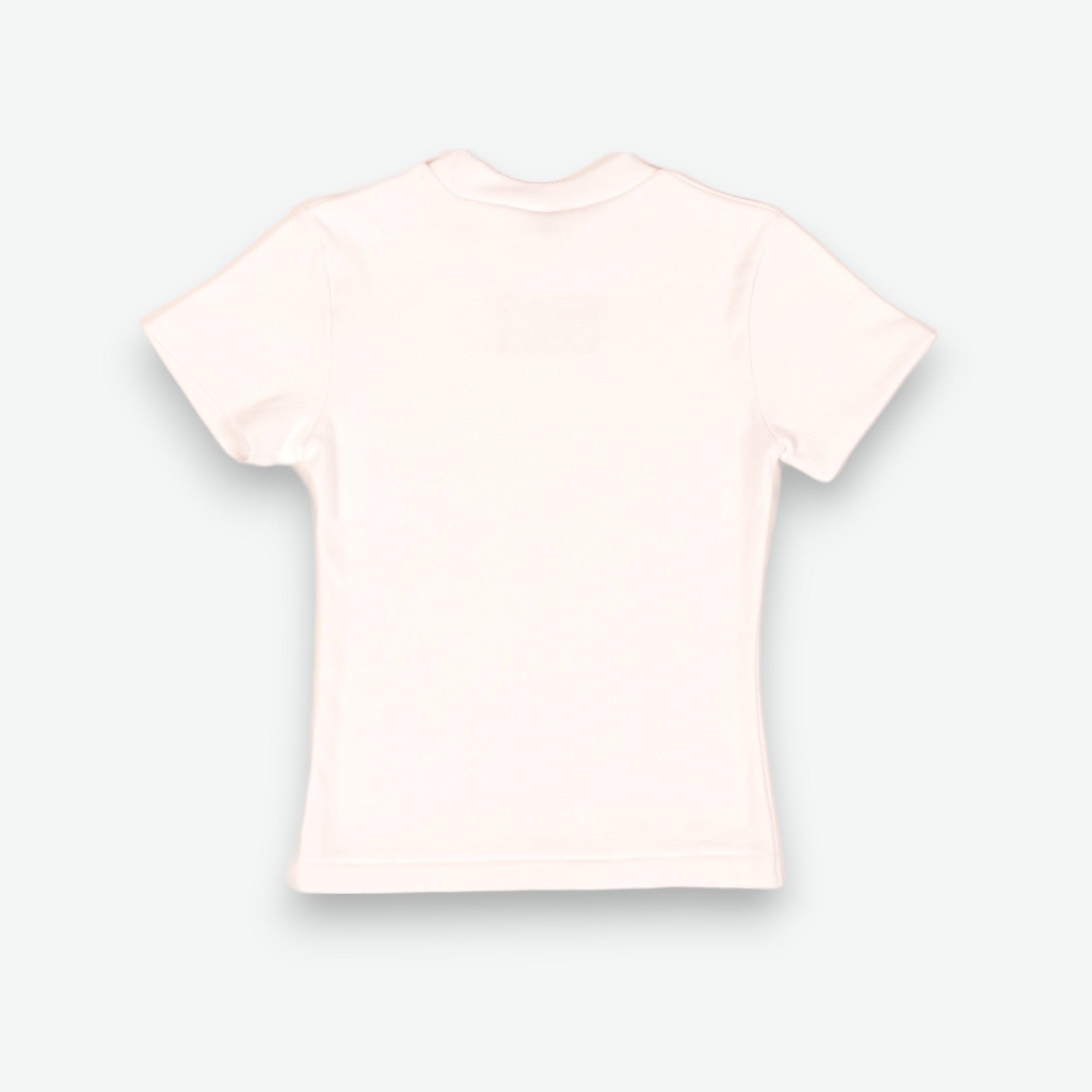 CAMISETA BEBÉ CON LOGO ACANALADO BLANCO