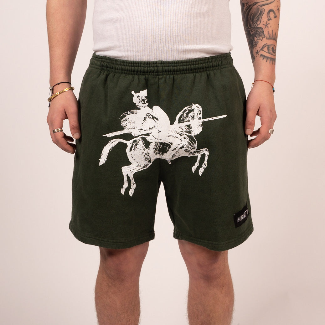 HRMTG x Jack Wiese cheapest Quixote knight shorts large